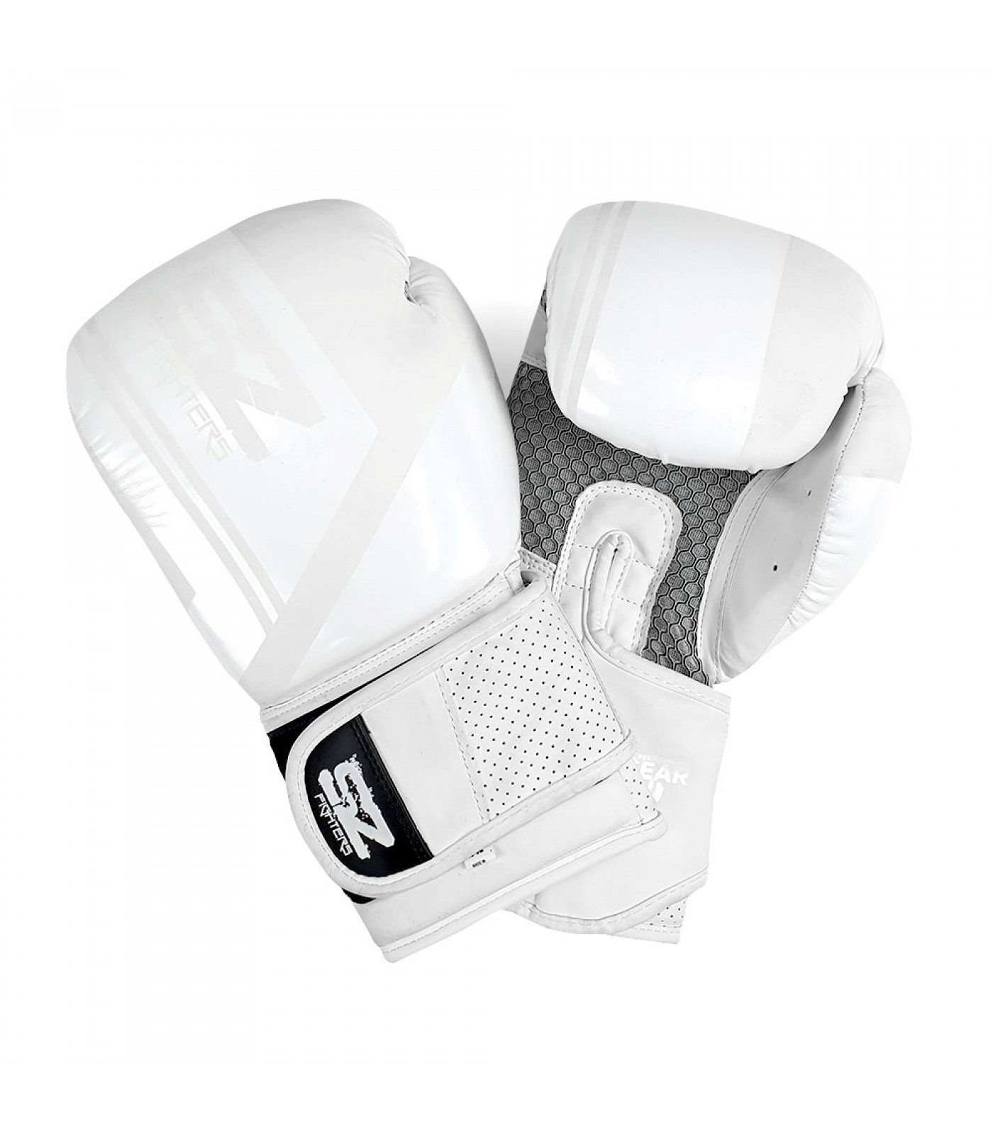 SZ Fighters - Боксови ръкавици Естествена кожа - Indigo - White Matte​